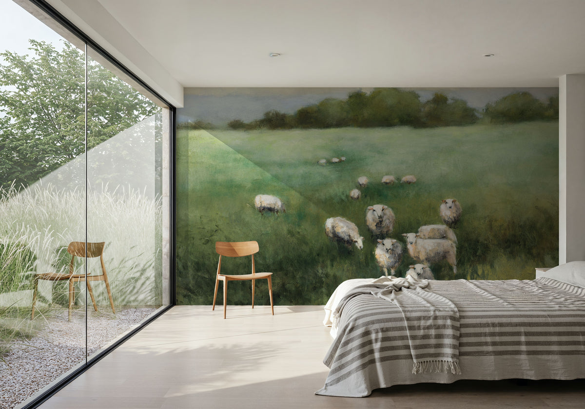 Field Day Mural Wallpaper - room preview 03