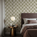 Woodland Tops Green Mural Wallpaper - room preview 03