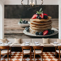 Stack of Pancakes Mural Wallpaper - room preview 03