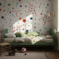 Stars and Stripes V Mural Wallpaper - room preview 03