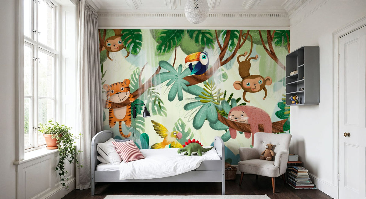 Treetop Chill Mural Wallpaper - room preview 03