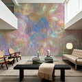 Floral Weave Mural Wallpaper - room preview 03