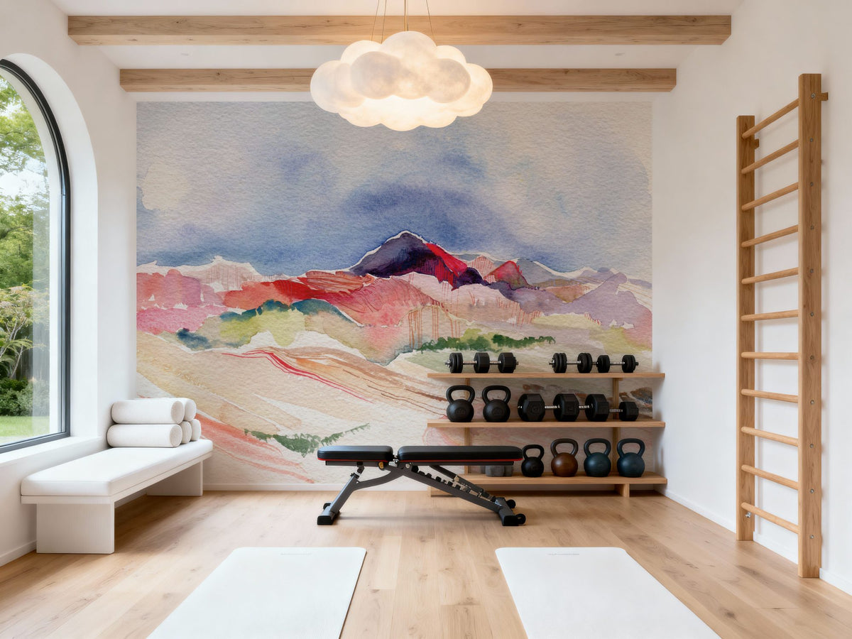 Desertscape Mural Wallpaper - Light Tone - room preview 03