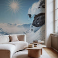 Skiing Dreams Mural Wallpaper - room preview 03
