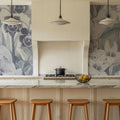 The Tenderness of Orchids, Ice Blue Mural Wallpaper - room preview 03