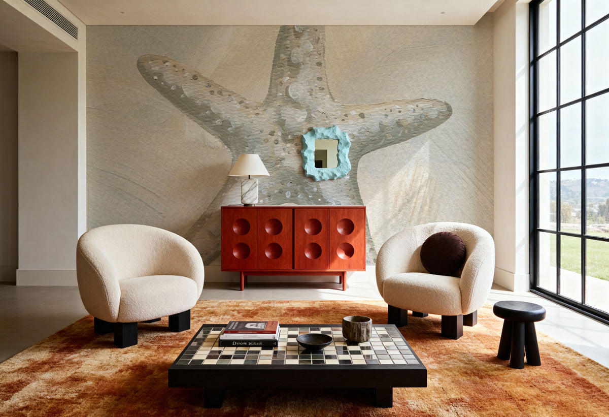 Starfish I Mural Wallpaper - room preview 03