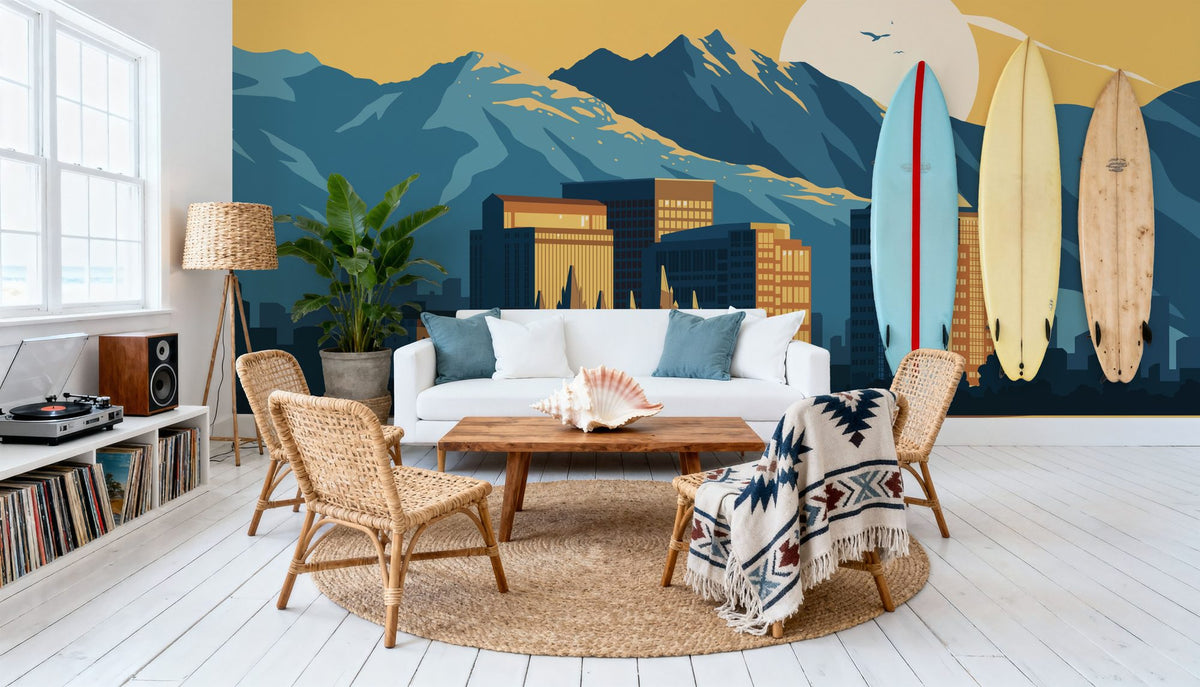 Travel Salt Lake City Mural Wallpaper - room preview 03