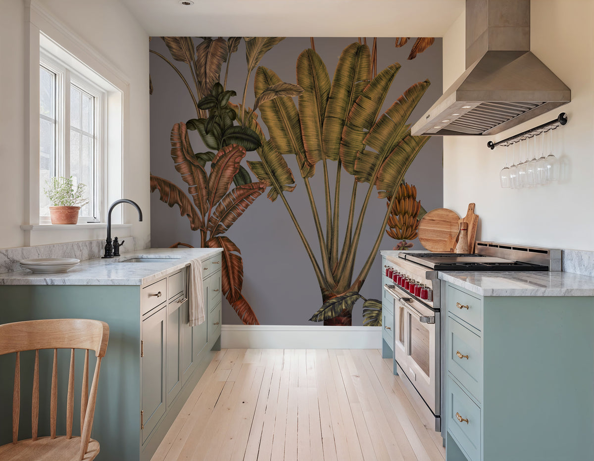 Banana Grove, Stone Mural Wallpaper - room preview 03