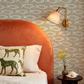 Seaside Fish Beige Mural Wallpaper - room preview 03