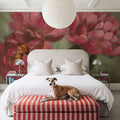 Pink Peonies Mural Wallpaper - room preview 03