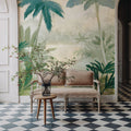 Palm Lagoon Mural Wallpaper - room preview 03