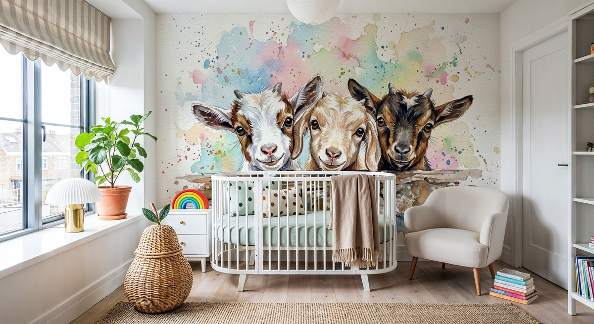 Kids - Cute Baby Animals Series Mural Wallpaper - room preview 03