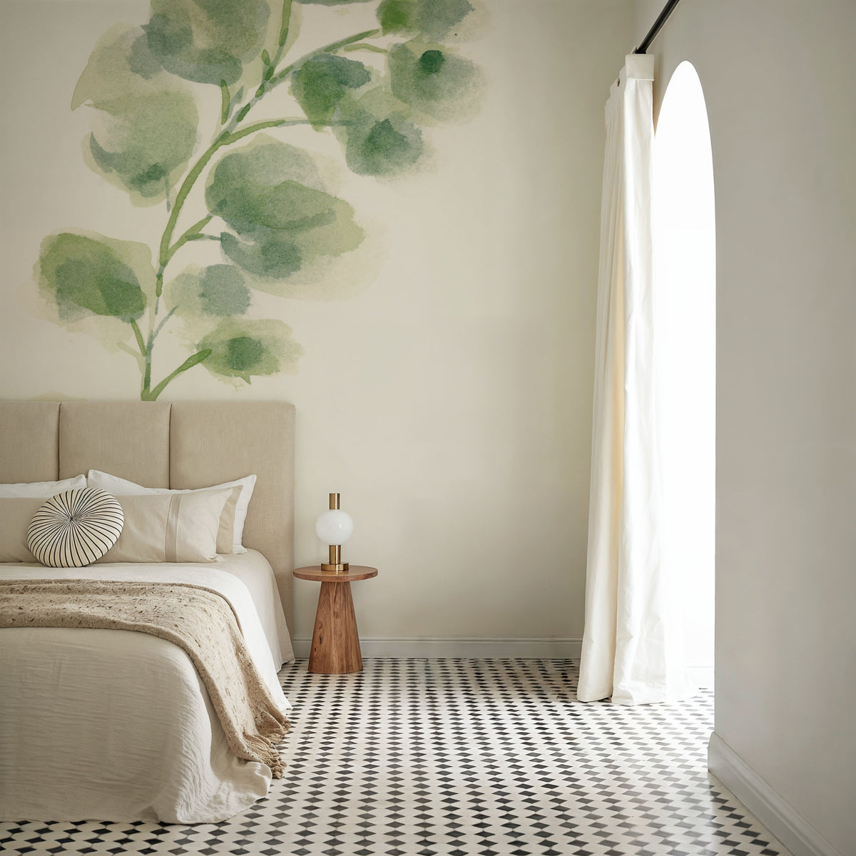 Eucalyptus I Mural Wallpaper - room preview 03