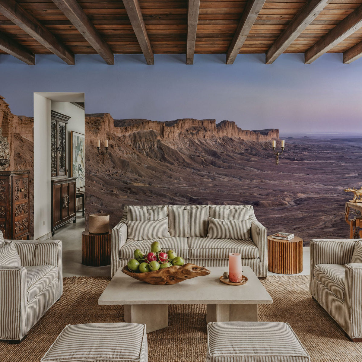 Layered Canyon Mural Wallpaper - room preview 03