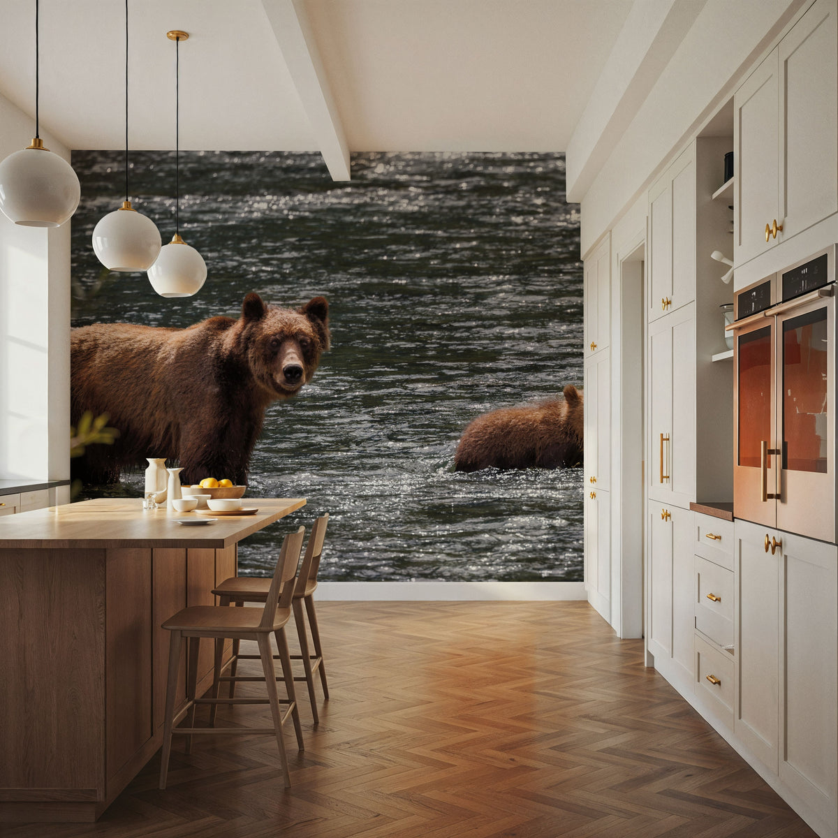 Crossing Mural Wallpaper - room preview 03