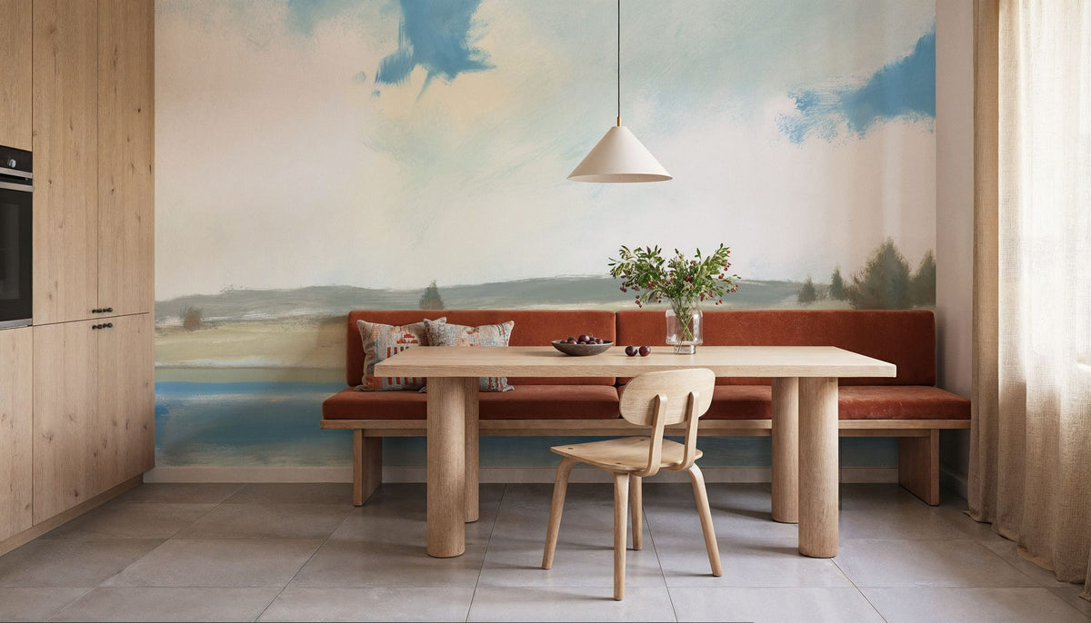 Tranquil River Mural Wallpaper - room preview 03