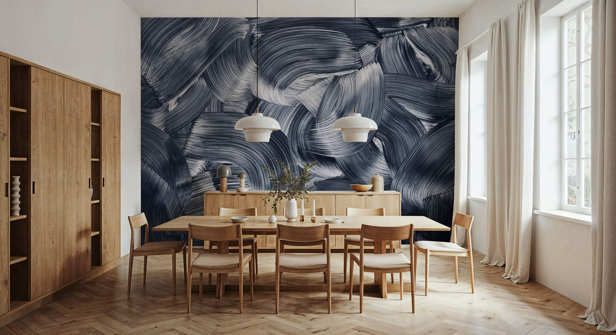 Oceania Brush Strokes Mural Wallpaper - room preview 03