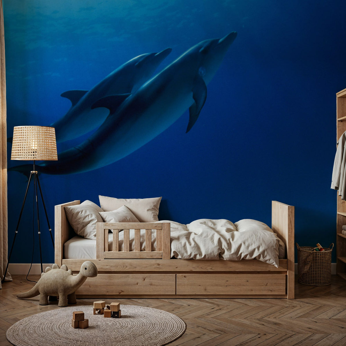 Ocean Harmony Mural Wallpaper - room preview 03