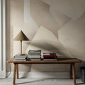 Chalky Geometrica, Alpine Oat Mural Wallpaper - room preview 03