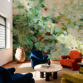 Humble Hydrangea Mural Wallpaper - room preview 03