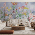 Summer Meadow Mural Wallpaper - Neutral Tone - room preview 03