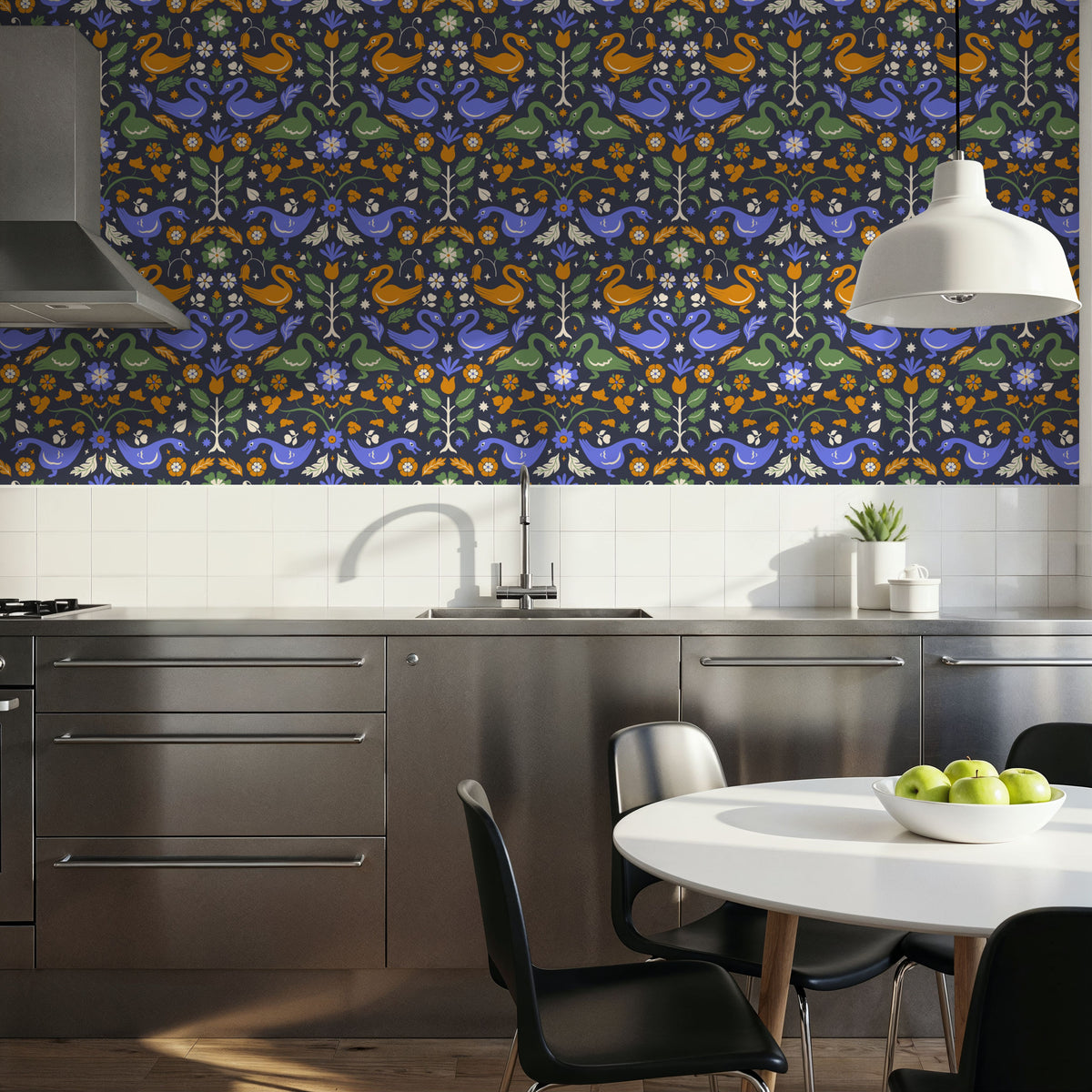 Ducklings Mural Wallpaper - room preview 03