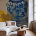 Lemon with Chinoiserie Pot Mural Wallpaper - room preview 03