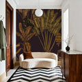 Banana Grove, Plum Mural Wallpaper - room preview 03
