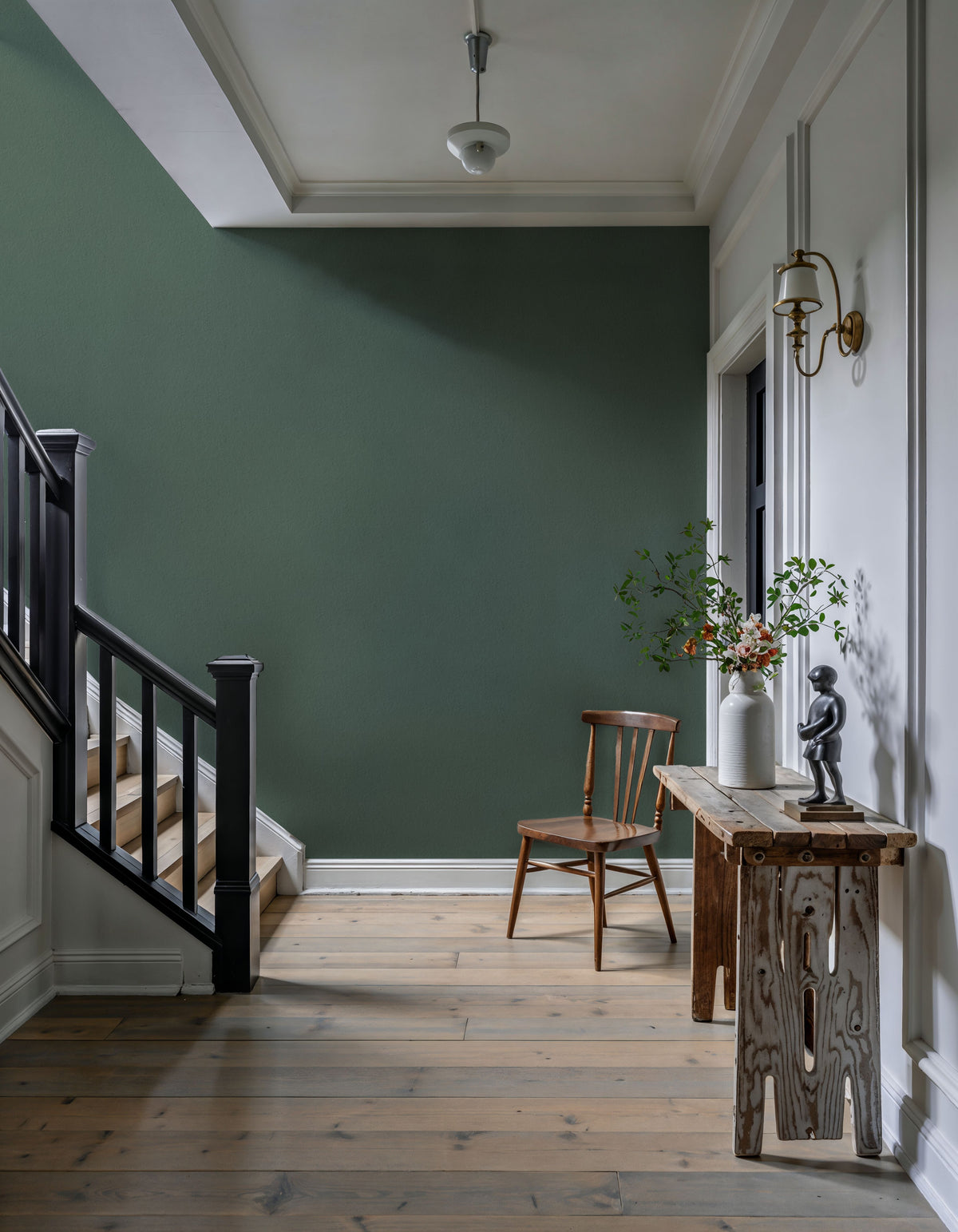 Faux Sand Stucco Finish, Juniper Mural Wallpaper - room preview 03