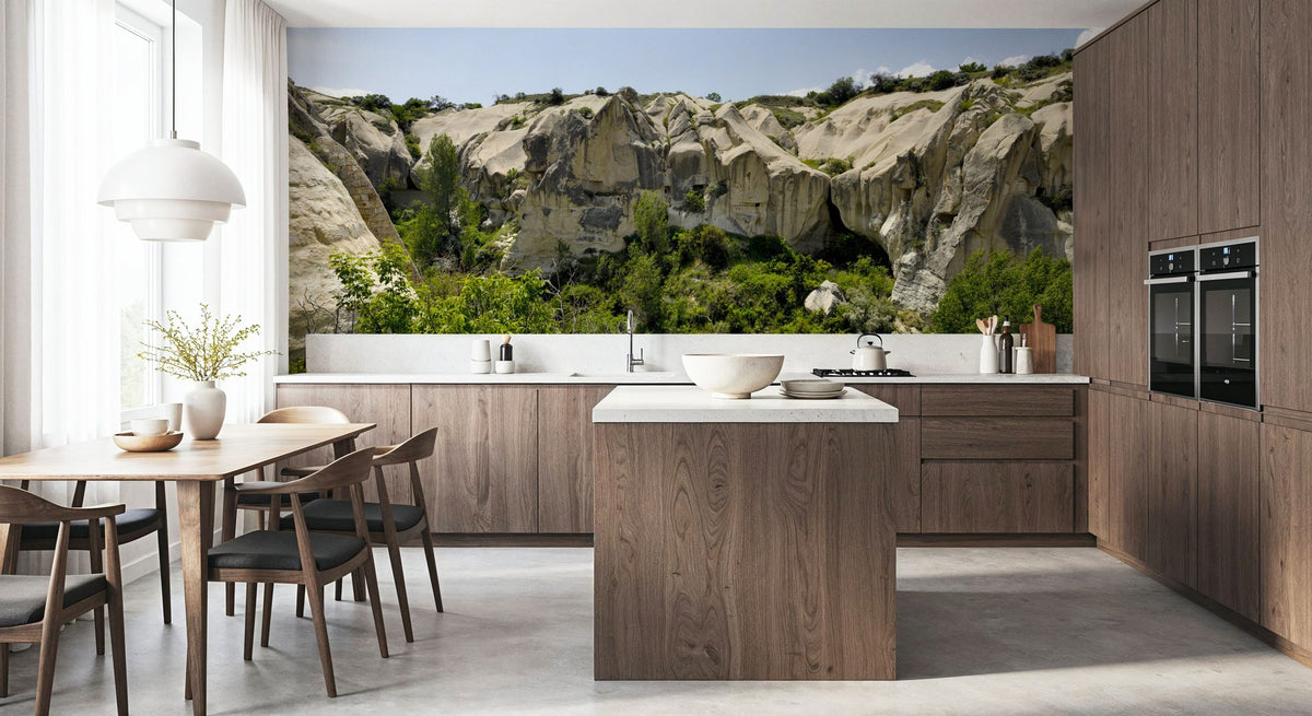 Desert Monuments Mural Wallpaper - Neutral Tone - room preview 03