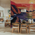 Sunset on the Sandy Dune Mural Wallpaper - room preview 03