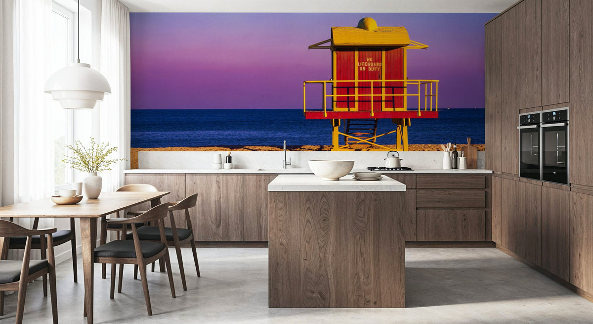 Sunset Watch Mural Wallpaper - room preview 03