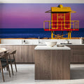 Sunset Watch Mural Wallpaper - room preview 03