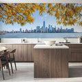 NYC Autumn Thoughts Mural Wallpaper - room preview 03
