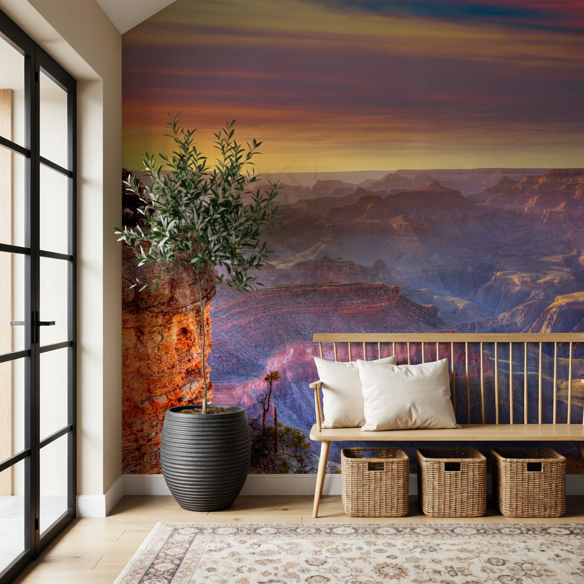 Grand Canyon Sunset Colors Mural Wallpaper - room preview 03