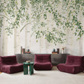 Fresh Forest Green Mural Wallpaper - room preview 03