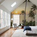 Tropical Sunset Vista Mural Wallpaper - room preview 03