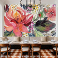 Flame Floral Mural Wallpaper - room preview 03