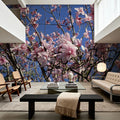 Blush Magnolia Sky Mural Wallpaper - room preview 03