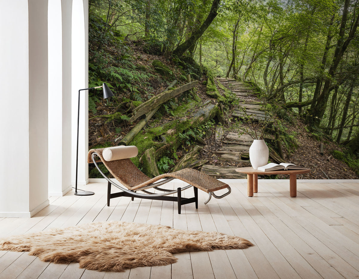 Trailing Forest Mural Wallpaper - room preview 03