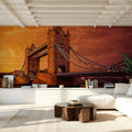 London Bridge Sunset Mural Wallpaper - room preview 03