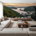 Misty Valley Mural Wallpaper - room preview 03