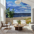 Coastal Lighthouse Haven Mural Wallpaper - room preview 03