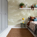 Intaglio Clouds, Sand Mural Wallpaper - room preview 03