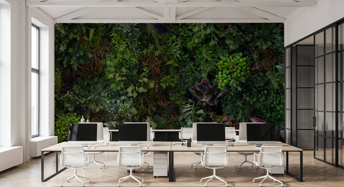 Botanical Eco Herbs Mural Wallpaper - room preview 03