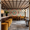 Wild Blooms VII Mural Wallpaper - Light Tone - room preview 03