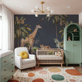 Whimsical Wildlife Pidgeon Mural Wallpaper - room preview 03