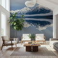 Mountains Over Lake Mural Wallpaper - room preview 03
