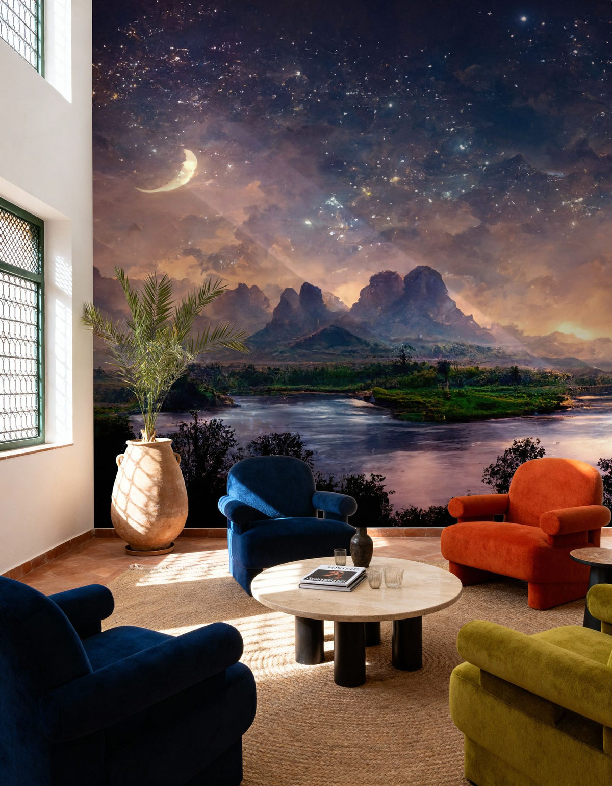 Dwellpaper Magic Night Mural Wallpaper image 3