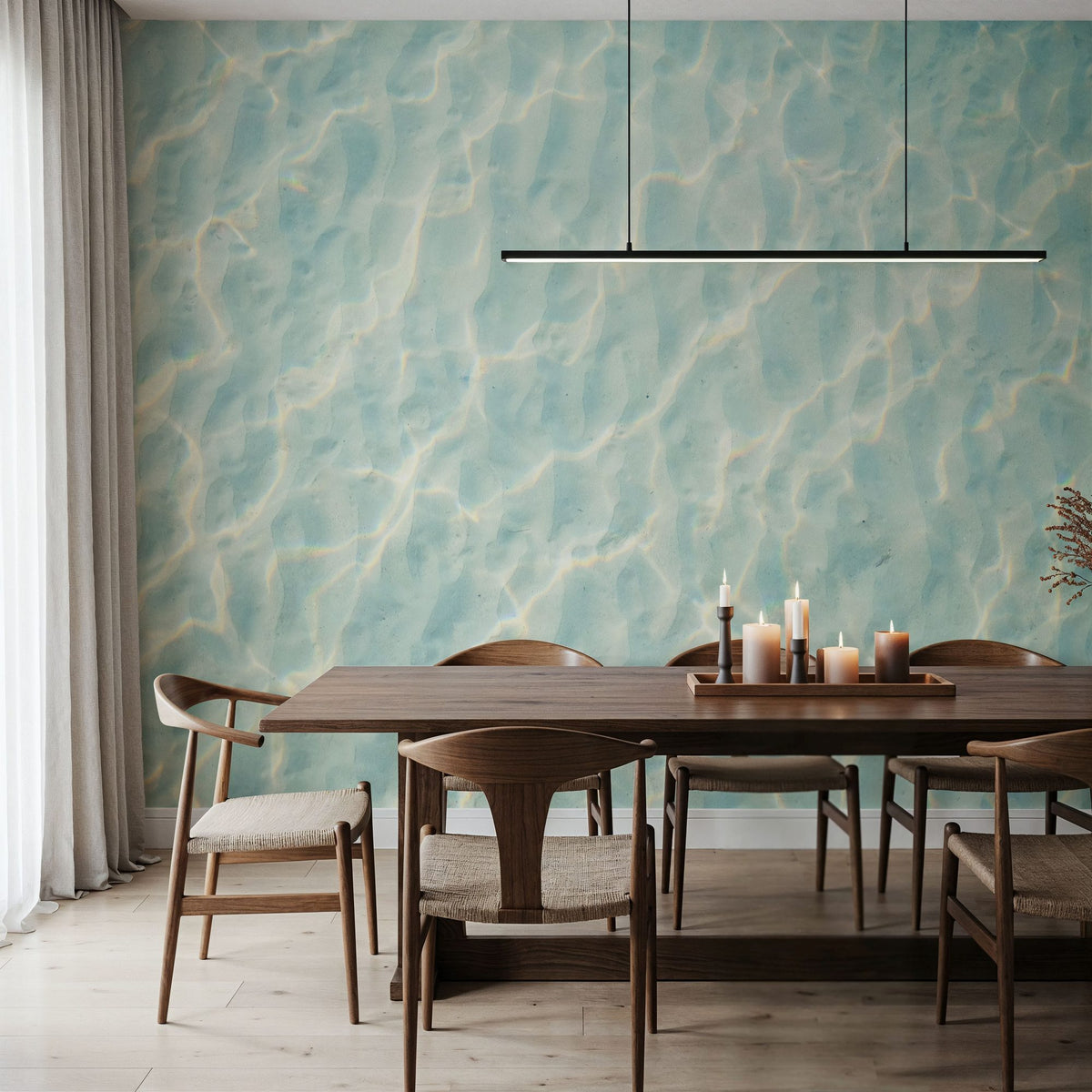 Still Ocean Mural Wallpaper - room preview 03